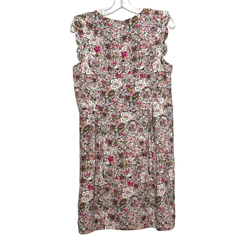 A New Day Floral Sleeveless Dress Womens S Pink Cottagecore Bloomcore Romantic - Picture 3 of 7